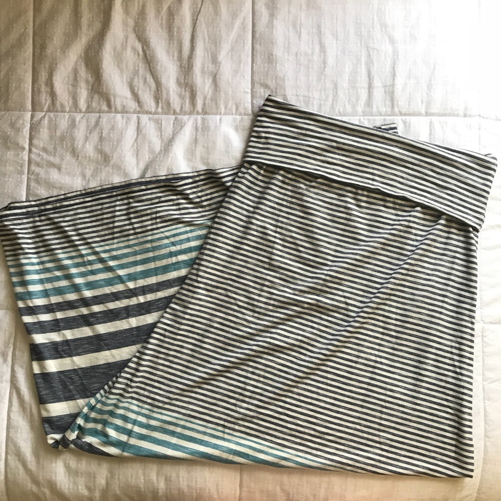 Max Studio Striped Maxi Skirt